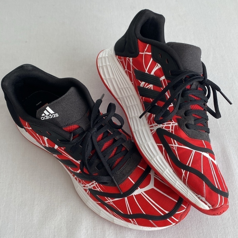 Adidas Unisex x Marvel Duramo 10 Miles Morales Lace Shoes - Running, Sneakers - Picture 4 of 12